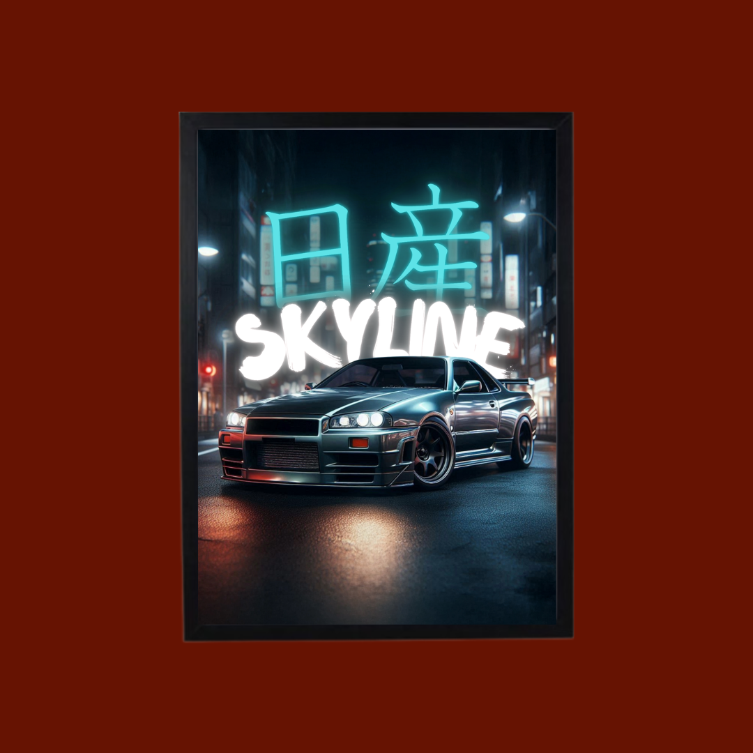 CAR Framé – Nissan Skyline GT-R R34