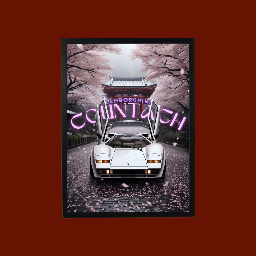 CAR Framé - Lamborghini Countach